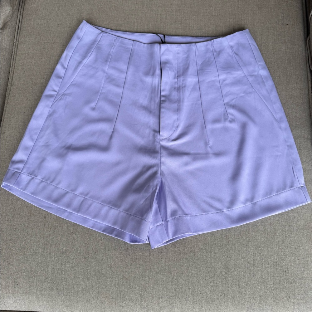 One n More, Lavender, Dressy Shorts, Size M